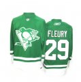 NHL Pittsburgh Penguins #29 M.Fleury green jersey