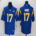 Nike Los Angeles Rams #17 Robert Woods blue Color Rush Limited Jerseys-BD