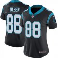 Women Panthers #88 Greg Olsen black nike Color Rush Limited Jersey