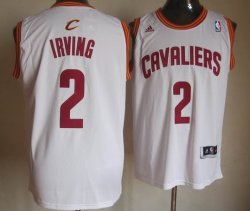 Adidas Cleveland Cavaliers #2 Kyrie Irving White NBA Jerseys