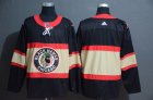 Adidas Chicago Blackhawks blank black beige red NHL hockey jersey