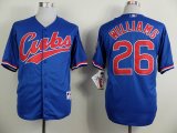 Chicago Cubs #26 Billy Williams blue throwback MLB Jersey