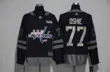 Washington Capitals #77 T.J Oshie gray black 2017 Centennial Classic Premier Player Jerseys