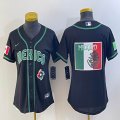 Women 2023 World Cup Mexico blank black majestic MLB baseball Jerseys-BD 18