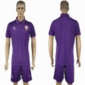 2016-2017 Fiorentina club purple soccer uniforms home