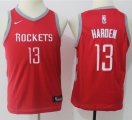 Youth Nike Houston Rockets #13 James Harden red nba jersey