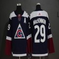 Adidas Colorado Avalanche Nathan Mackinnon 29# blue Ice Hockey jersey