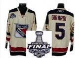 2014 stanley cup Rangers 5 GIRAROL cream 2012 winter Classic Jerseys