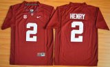 Youth Alabama Crimson Tide Derrick Henry 2 College Football Limited Jerseys - Crimson