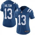 Women Colts 13 T.Y. Hilton blue nike Color Rush Limited Jerseys