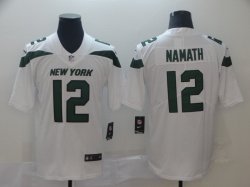 Nike New York Jets #12 Joe Namath white Color Rush Limited Jersey-BD