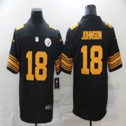 Pittsburgh Steelers #18 Diontae Johnson Nike black Color Rush Limited Jersey