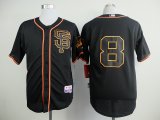 San Francisco Giants Hunter Pence #8 black baseball Jersey