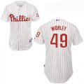 Philadephia Phillis 49 WORLEY white MLB jersey