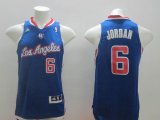 Los Angeles Clippers #6 Deandre Jordan Blue Revolution 30 Swingman Jersey