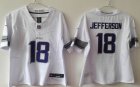 Youth Minnesota Vikings #18 Justin Jefferson Nike white Alternate Vapor F.U.S.E. Limited Jersey