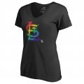 Women's St. Louis Cardinals Fanatics Branded Pride Black T-Shirt