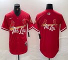 Nike St.Louis Cardinals blank red majestic Baseball Jersey city version-BD 01