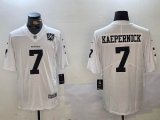 Oakland Raiders #7 Colin Kaepernick white throwback nike Color Rush Limited Jersey 02