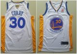 Nike Golden State Warriors #30 Stephen Curry white 2018 finals nba basketball jerseys