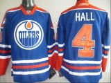 NHL Jerseys Edmonton Oilers 4# Hall Blue jersey