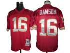 Len Dawson Kansas City Chiefs #16 Mitchell&Ness Throwback Red NFL Jerseys