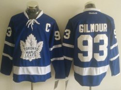 2016 Maple Leafs 93# Doug Gilmour CCM throwback blue hockey jerseys