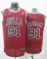 Chicago Bulls RODMAN 91 red cheap nba jerseys