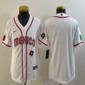 Youth 2023 World Cup Mexico blank white majestic baseball jerseys 11