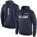 UConn Huskies Nike Sideline KO Fleece Therma-FIT Performance Hoodie - Navy