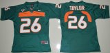 Youth Miami Hurricanes Sean Taylor 26 College Football Jersey - Green