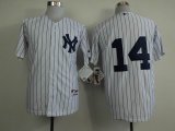 New York Yankees Curtis Granderson #14 White mlb jersey