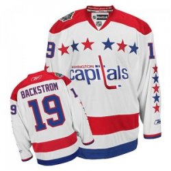 NHL Washington Capitals #19 Nicklas Backstrom White Jersey