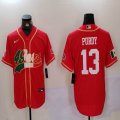 Nike San Francisco 49ers #13 Brock Purdy red Mexico baseball jerseys Joint name-BD