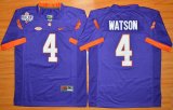 Youth Clemson Tigers 4 Deshaun Watson purple College Football Limited Jerseys