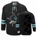 NHL Jerseys San Jose Sharks Blank jersey Black