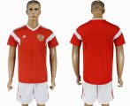 2018 World cup Russia red soccer jersey home