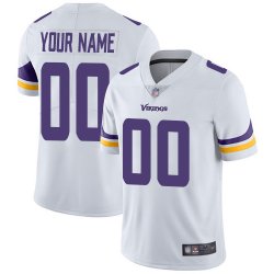 Customized Vikings white nike Color Rush Limited Jersey