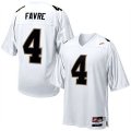 NCAA Southern Miss Golden Eagles #4 Brett Favre White Greats and Glory Throwback College Football Jersey