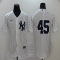 Nike Nike New York Yankees #45 Gerrit Cole White majestic baseball Jersey