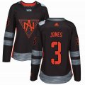 women 2016 The World Cup In North America #3 Seth Jones Black NHL Jerseys