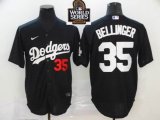 Nike Los Angeles Dodgers #35 Cody Bellinger black majestic baseball Jersey