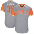 San Francisco Giants #35 B-Craw gray classic baseball Jerseys