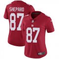 Women New York Giants #87 Shepard Nike red Color Rush Limited Jersey