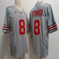 Ohio State Buckeyes #18 Cade Stover gray NCAA 2023 Stitched College Football Jersey