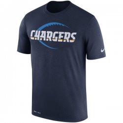 Men\'s Los Angeles Chargers Nike Navy Legend Icon Logo Performance T-Shirt