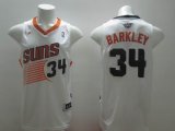 Adidas Phoenix Suns #34 Charles Barkley White NBA Revolution 30 Jersey