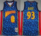 Golden State Warriors #93 Bape Purple throwback NBA Jersey-XD