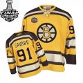 2013 NHL Stanley Cup Boston Bruins 19# Seguin yellow jersey