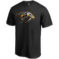 Men's Nashville Predators Fanatics Branded Black Midnight Mascot T-Shirt